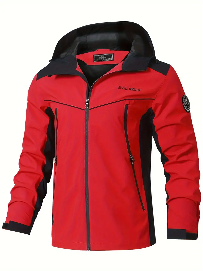 Herren Reflektierend Outdoorjacke - Wasserdicht mit Kapuze - Image 7