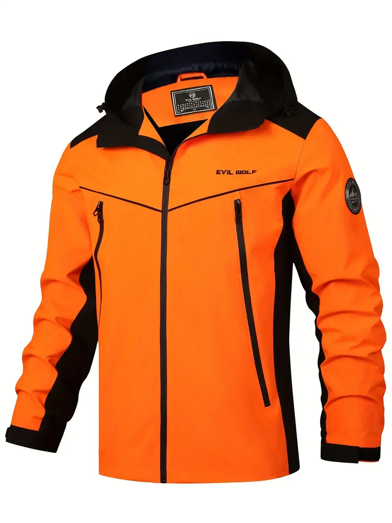Herren Reflektierend Outdoorjacke - Wasserdicht mit Kapuze - Image 8