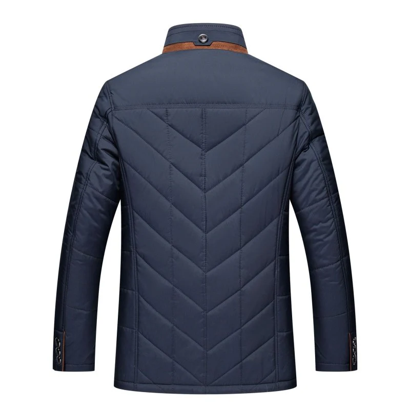 Herren Stepp-Winterjacke - Mit Hohem Kragen - Image 2