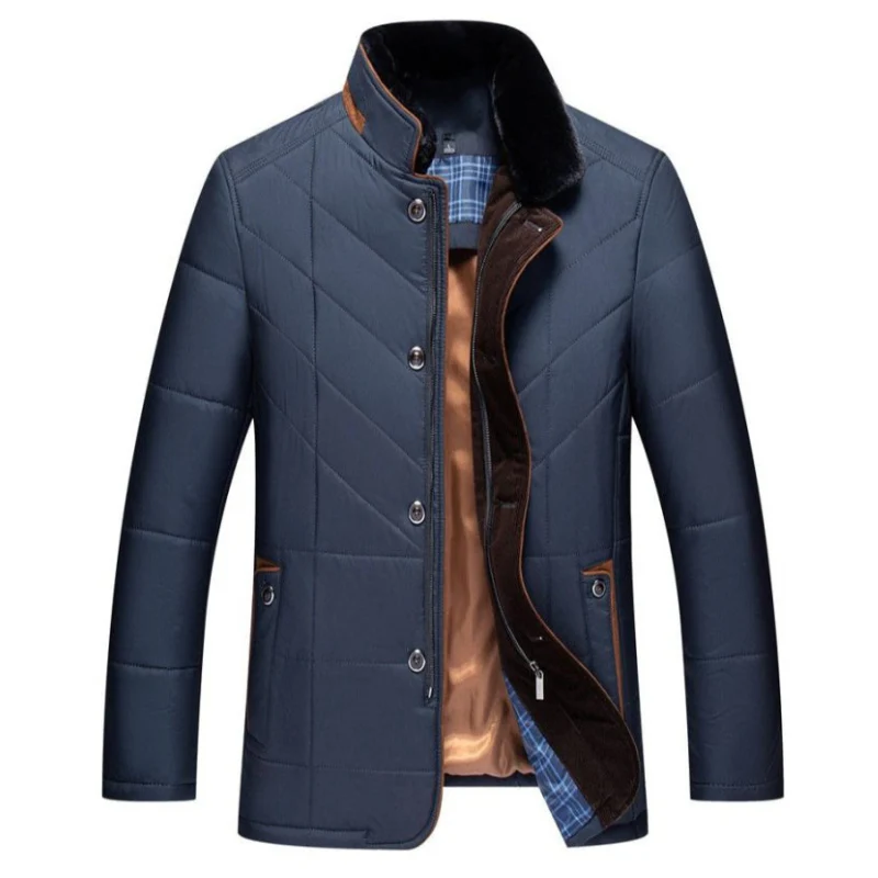 Herren Stepp-Winterjacke - Mit Hohem Kragen - Image 4