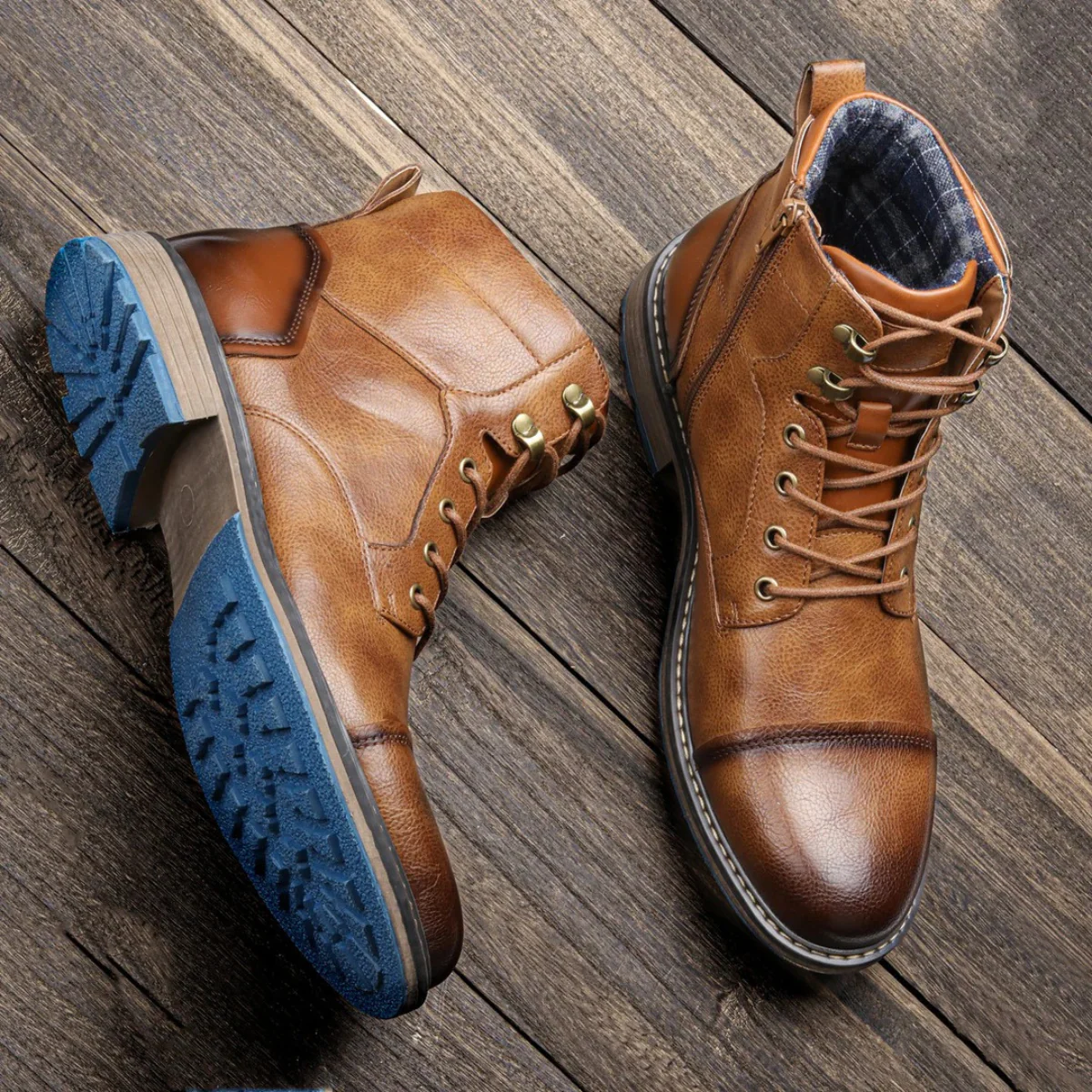 Herren Stiefeletten – Vintage Schnürstiefel - Image 8