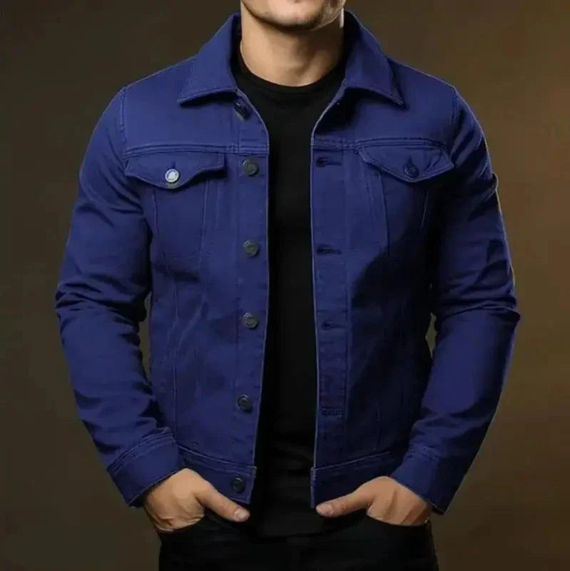 Herren Stilvolle Jeansjacke - Klassisch und bequem - Image 2