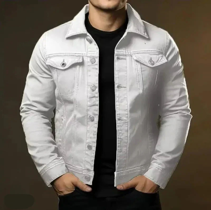 Herren Stilvolle Jeansjacke - Klassisch und bequem - Image 3