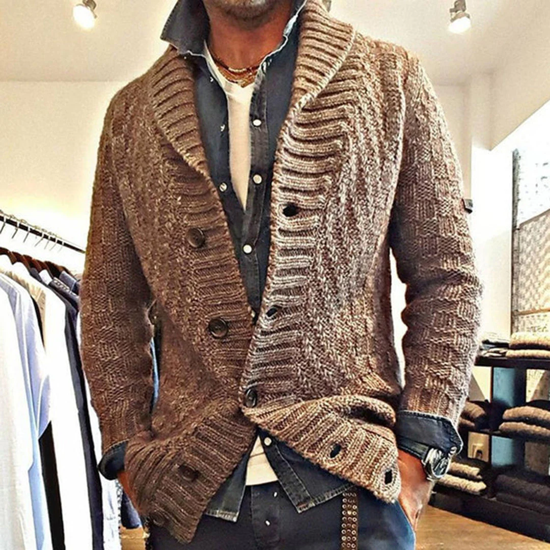 Herren-Strick-Cardigan - Gemütliche Outwear - Image 3