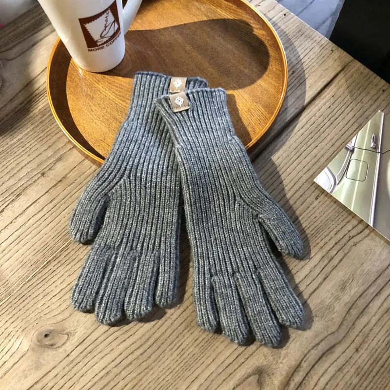 Herren Strick-Winterhandschuhe - Gerippt & Touchscreen-kompatibel - Image 2