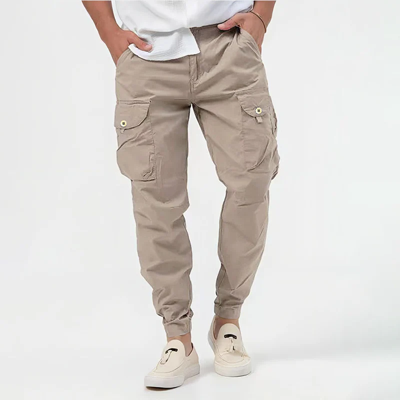 Herren Tapered Fit Cargo Hose - Lässig & mit mehreren Taschen - Image 4