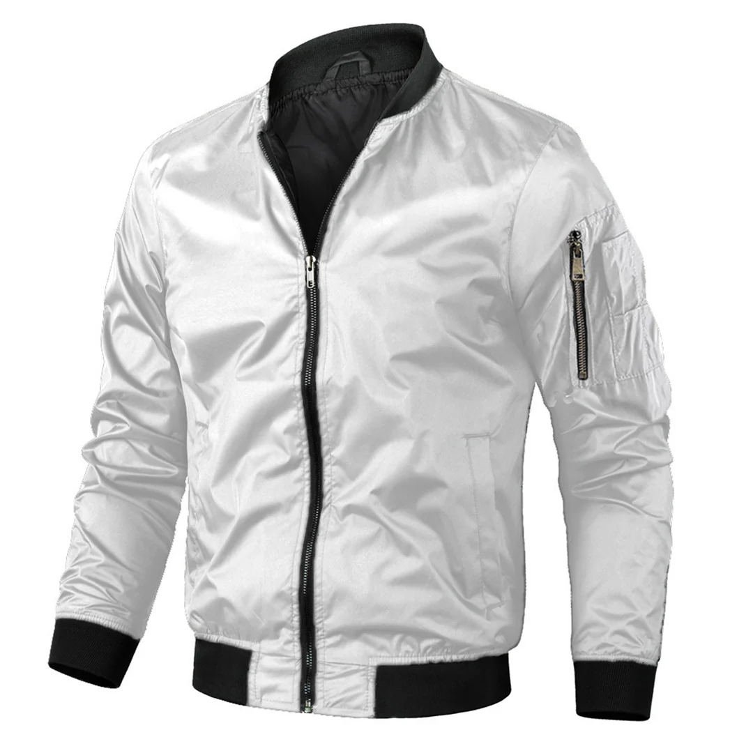 Herren Vintage Stil Bomberjacke - Leichte Oberbekleidung - Image 2