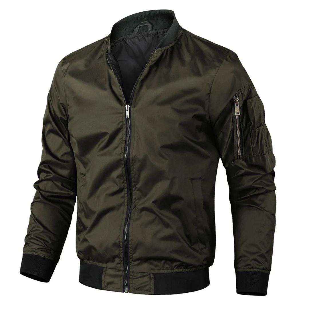 Herren Vintage Stil Bomberjacke - Leichte Oberbekleidung - Image 6