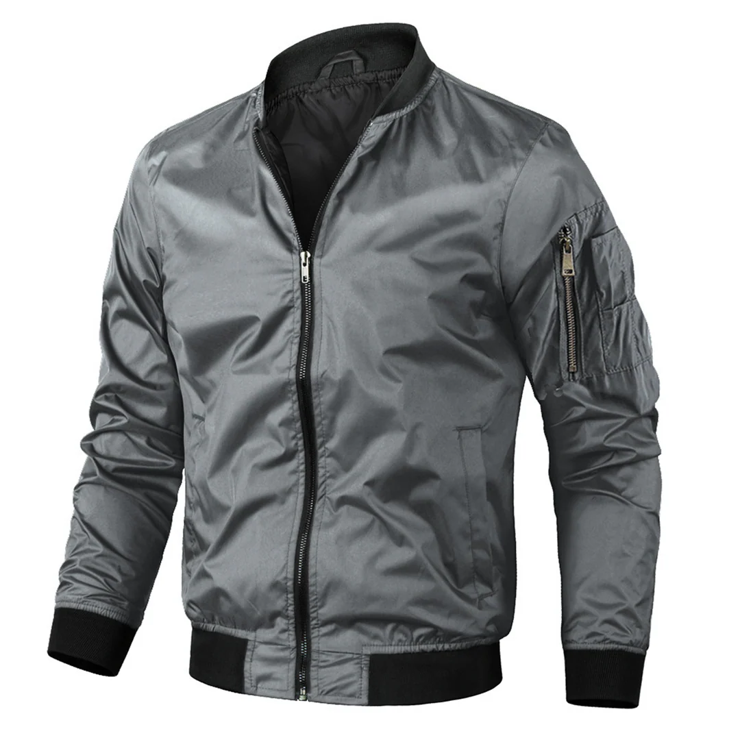 Herren Vintage Stil Bomberjacke - Leichte Oberbekleidung - Image 7