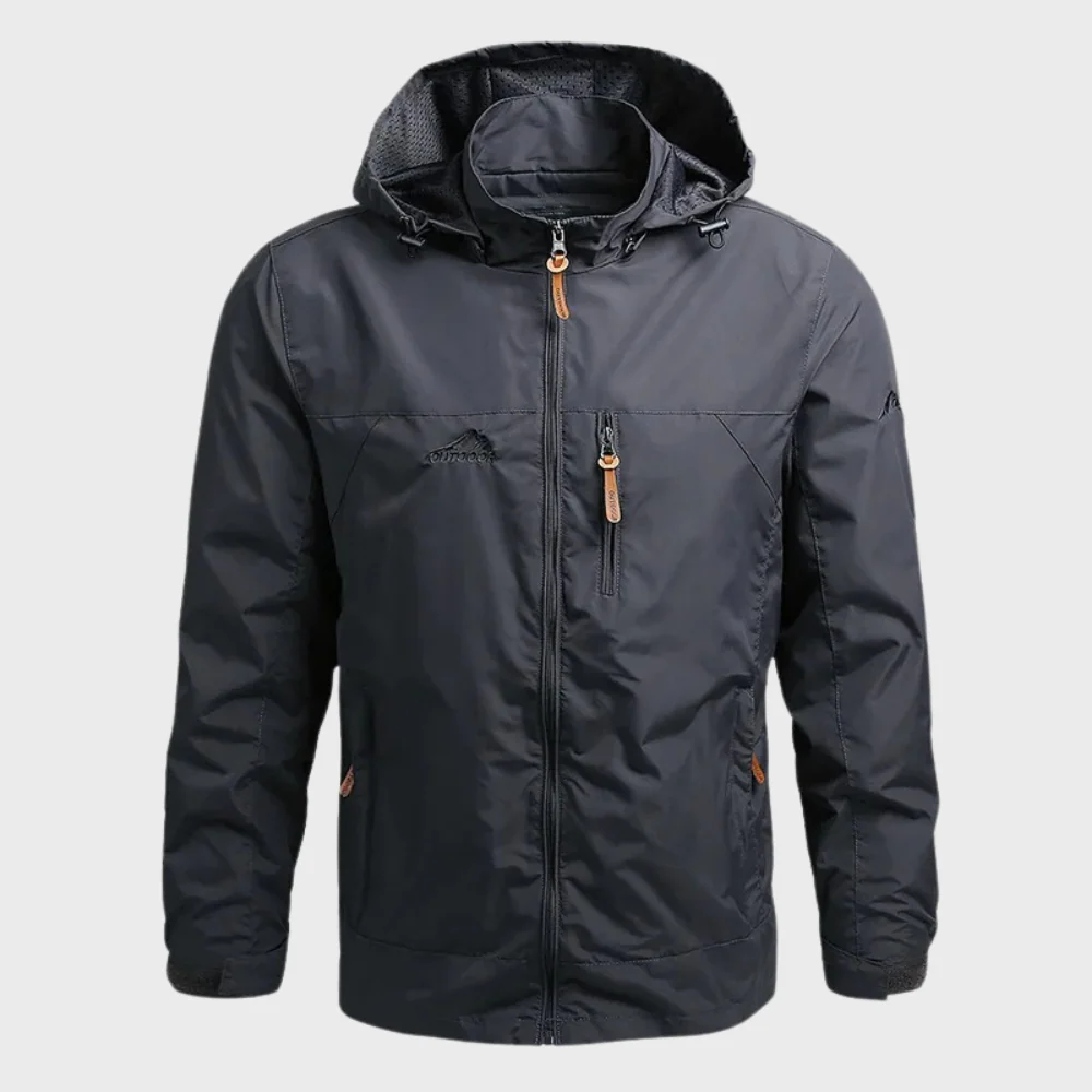 Herren Wasserdichte Jacke mit Kapuze - Wetterfeste Oberbekleidung - Image 4