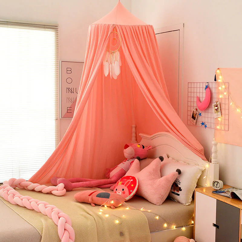 Kinder Bett Baldachin Vorhang - Lese- & Spielzelt - Image 4