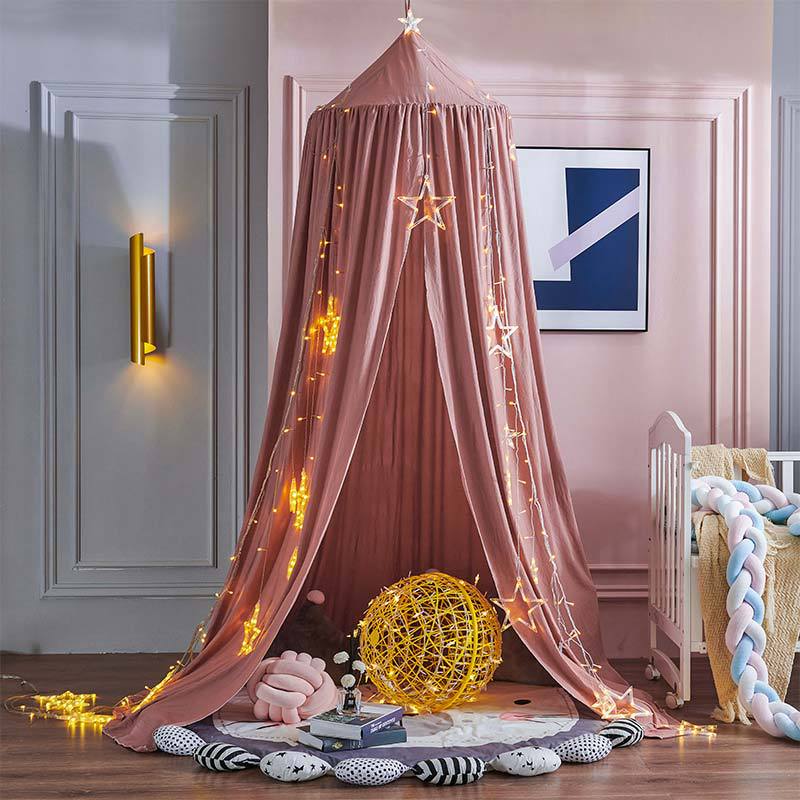 Kinder Bett Baldachin Vorhang - Lese- & Spielzelt - Image 6