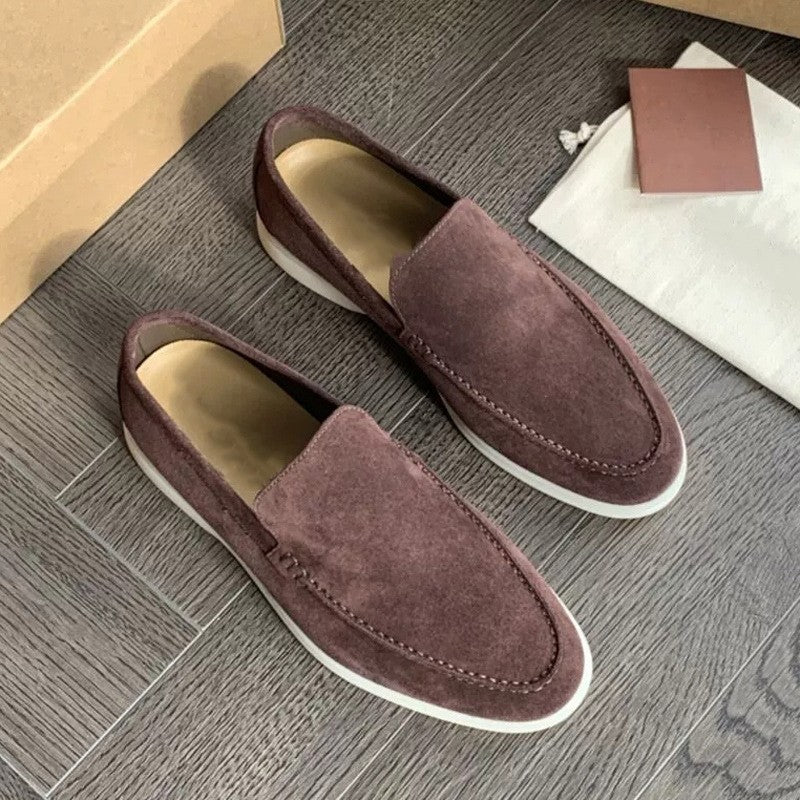 Klassische Suede Loafer für Herren - Image 5