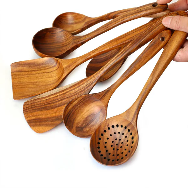 Küchenutensilien-Set – Antihaftbeschichtetes Holz - Image 3
