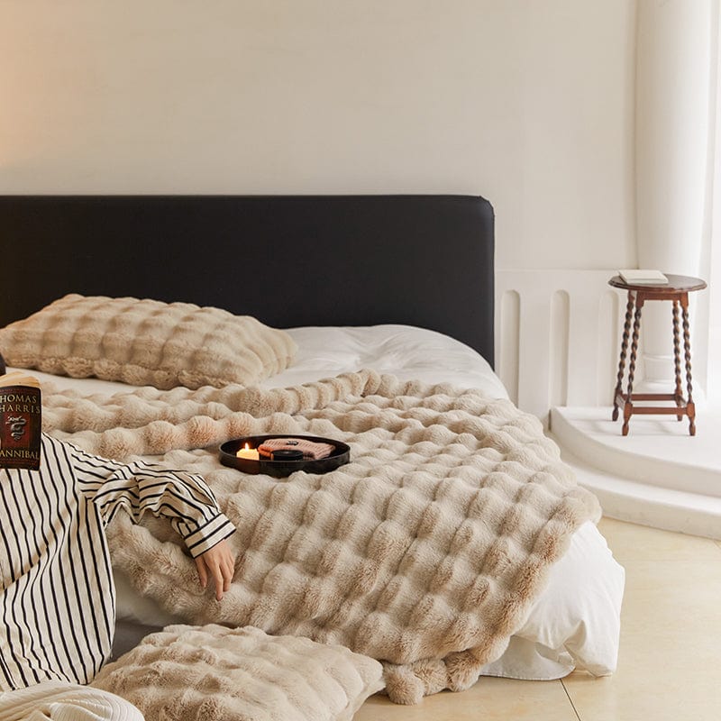 Luxus Kuscheldecke – 3D Waffel-Design - Image 6
