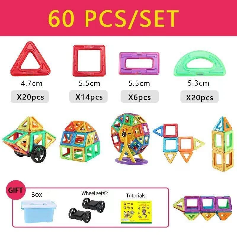 Magnetfliesen Konstruktionsspielzeug STEM – Pädagogisches Lernspiel für Kinder - Image 5