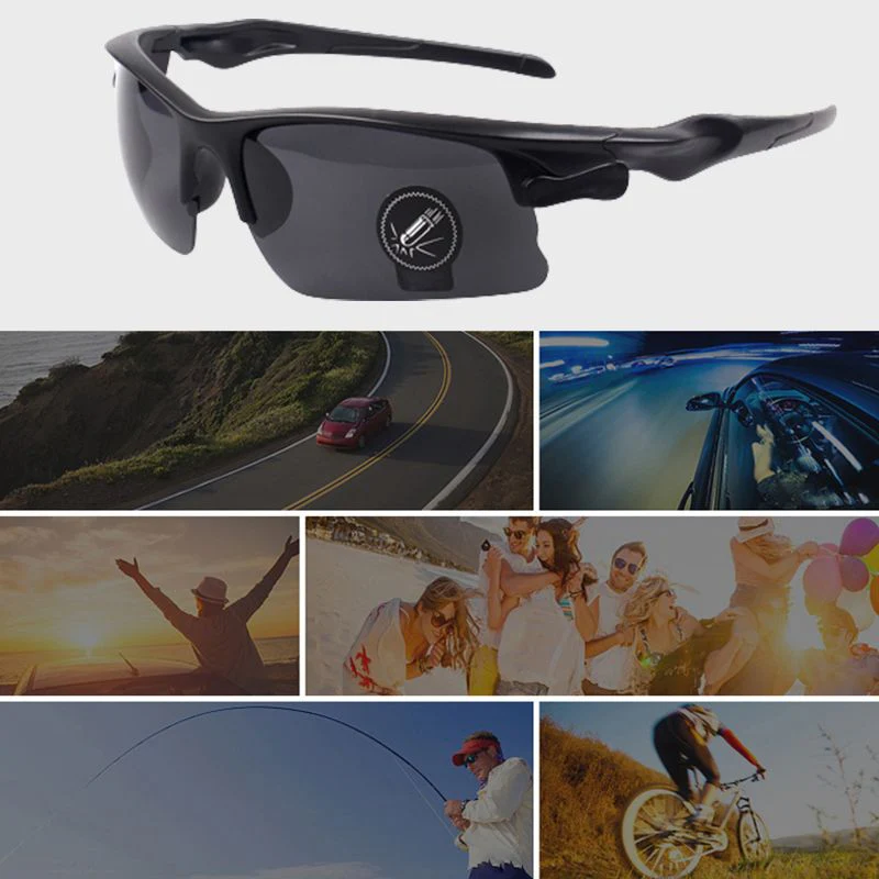 Men’s Outdoor Anti-glare Sunglasses and Night Vision Glasses - Image 5