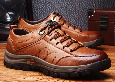 Men's Orthopaedic Leather Trainers - Image 10