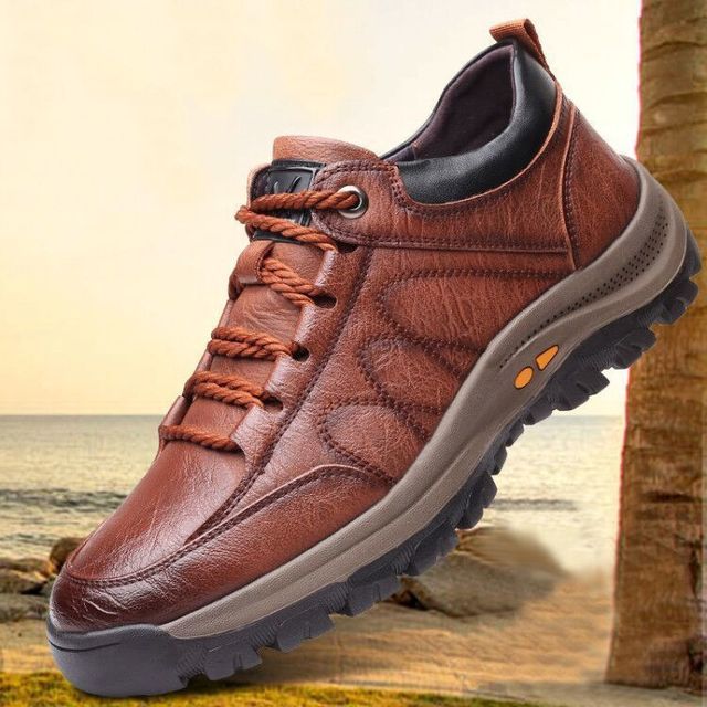Men's Orthopaedic Leather Trainers - Image 5