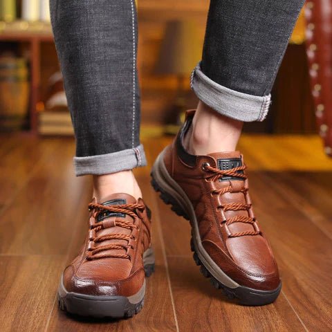 Men's Orthopaedic Leather Trainers - Image 8