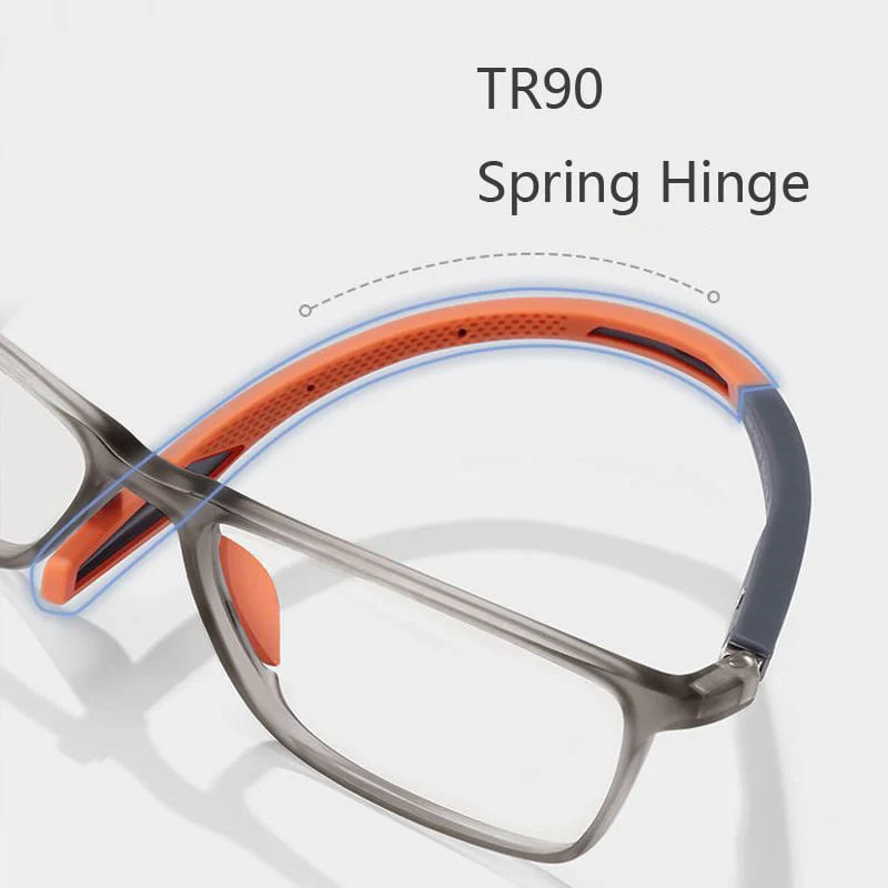 Multifocal Reading Glasses | Ultralight Polycarbonate Frame with Red Accents - Image 3