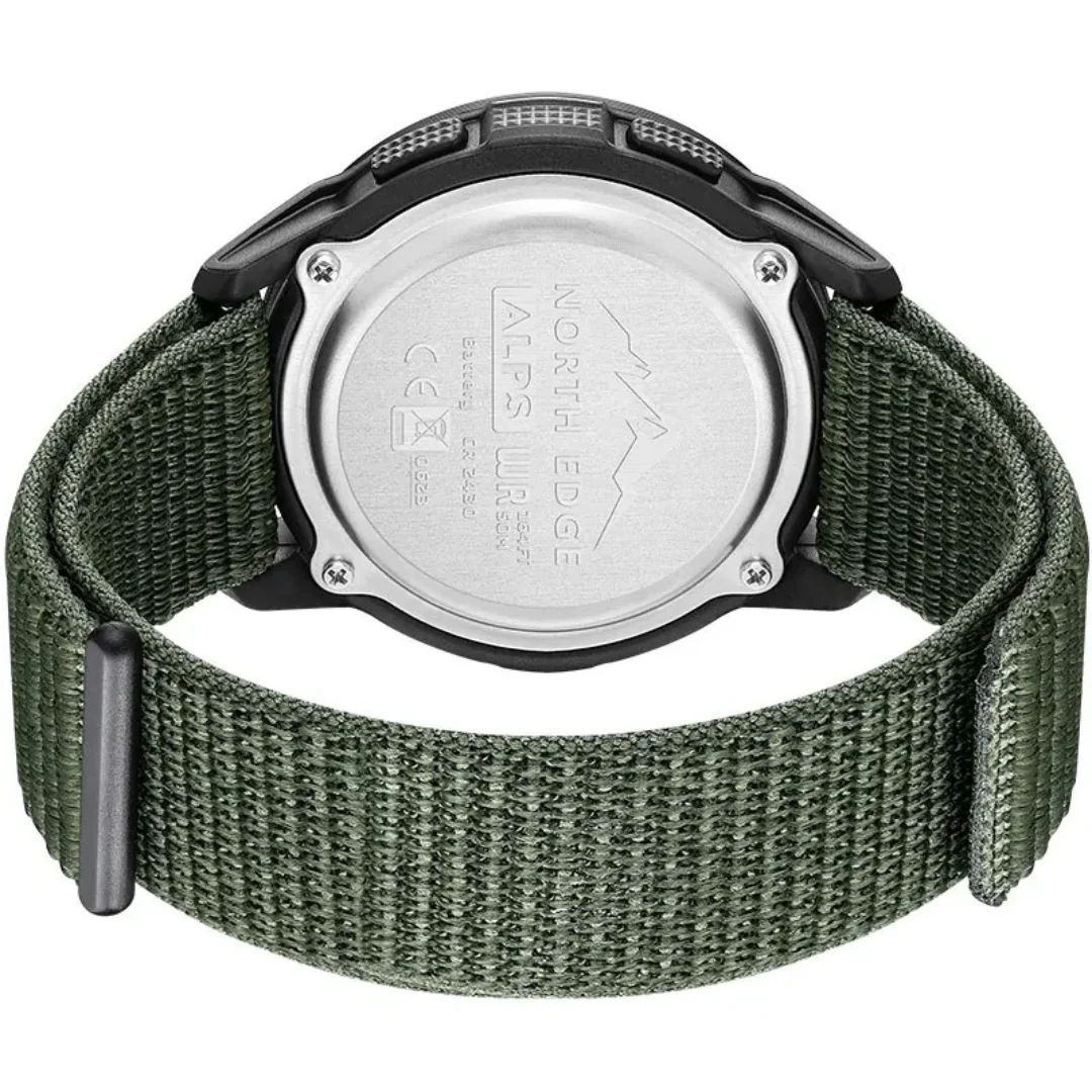 Outdoor Digitale Smartwatch – Gewebtes Armband & Wasserfest - Image 2