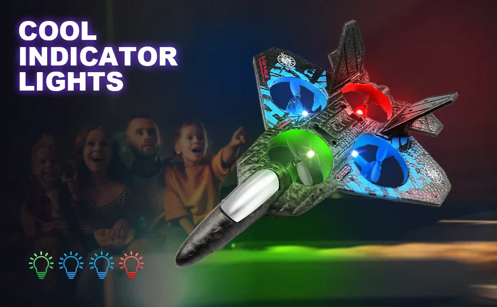 RC Fighter Drone | Quad Motor Gravity Sensor Aircraft - Image 11