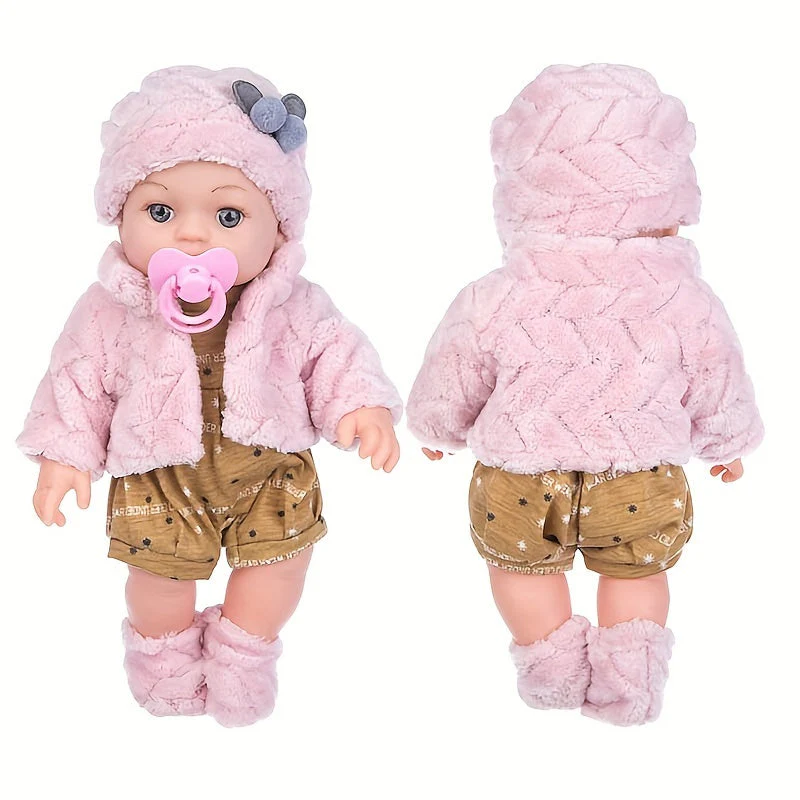 Realistische Baby-Spielpuppe – Weichkörper & Kuschel-Outfit - Image 3