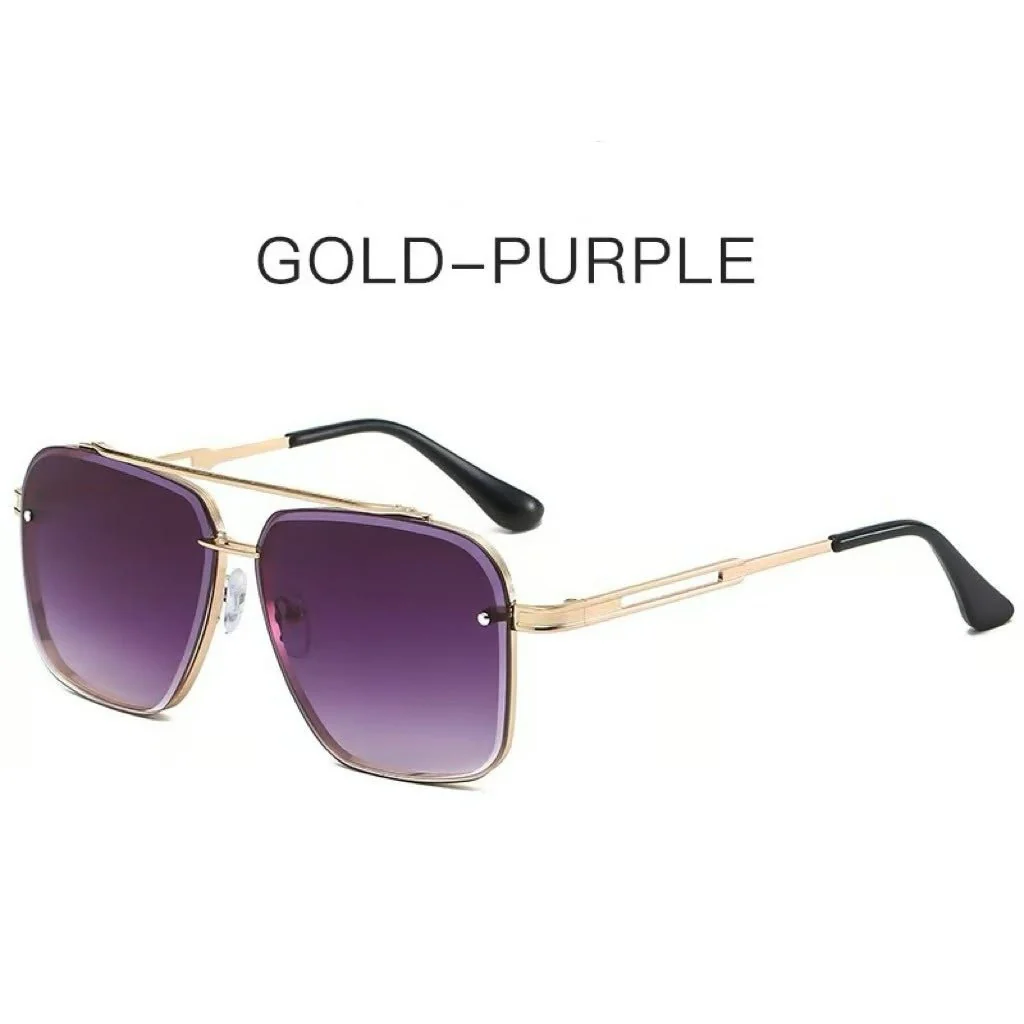 Retro Gradient Sunglasses with UV400 Protection - Image 14