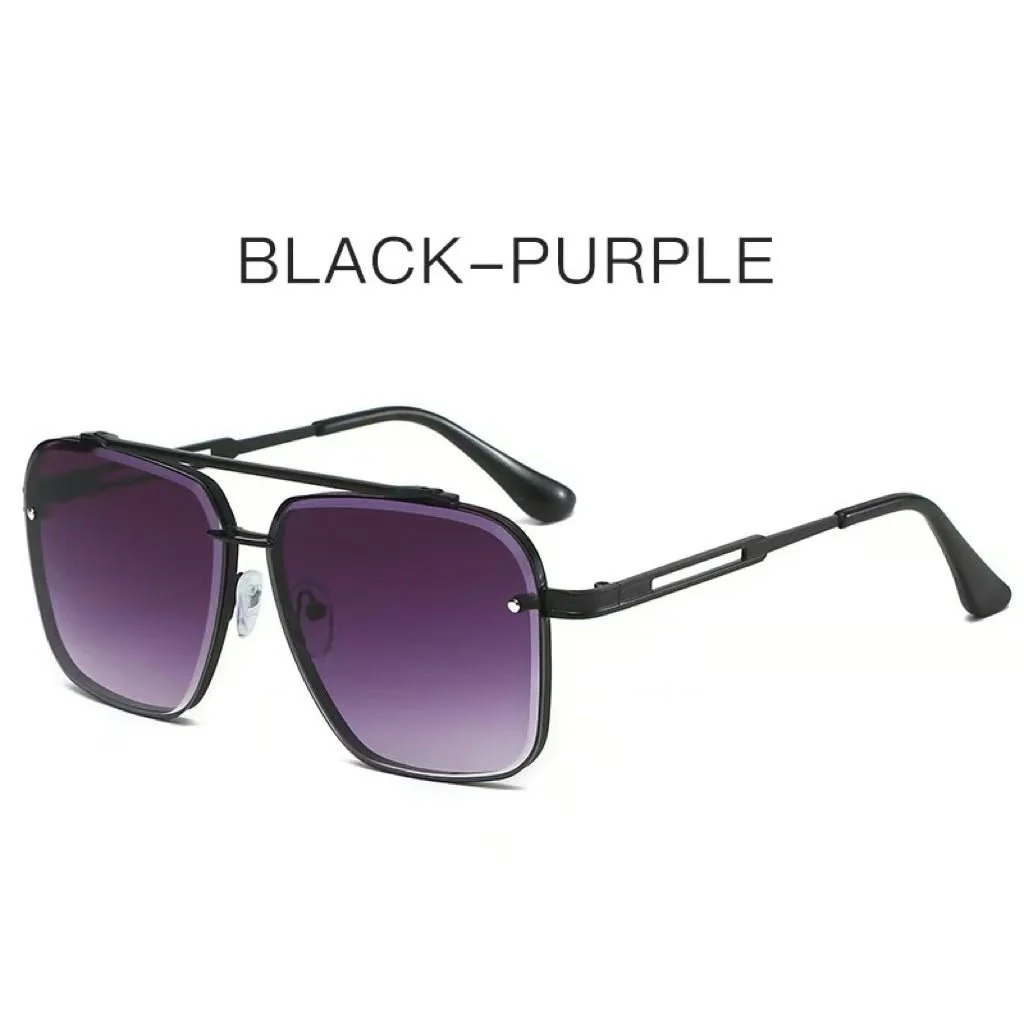 Retro Gradient Sunglasses with UV400 Protection - Image 15