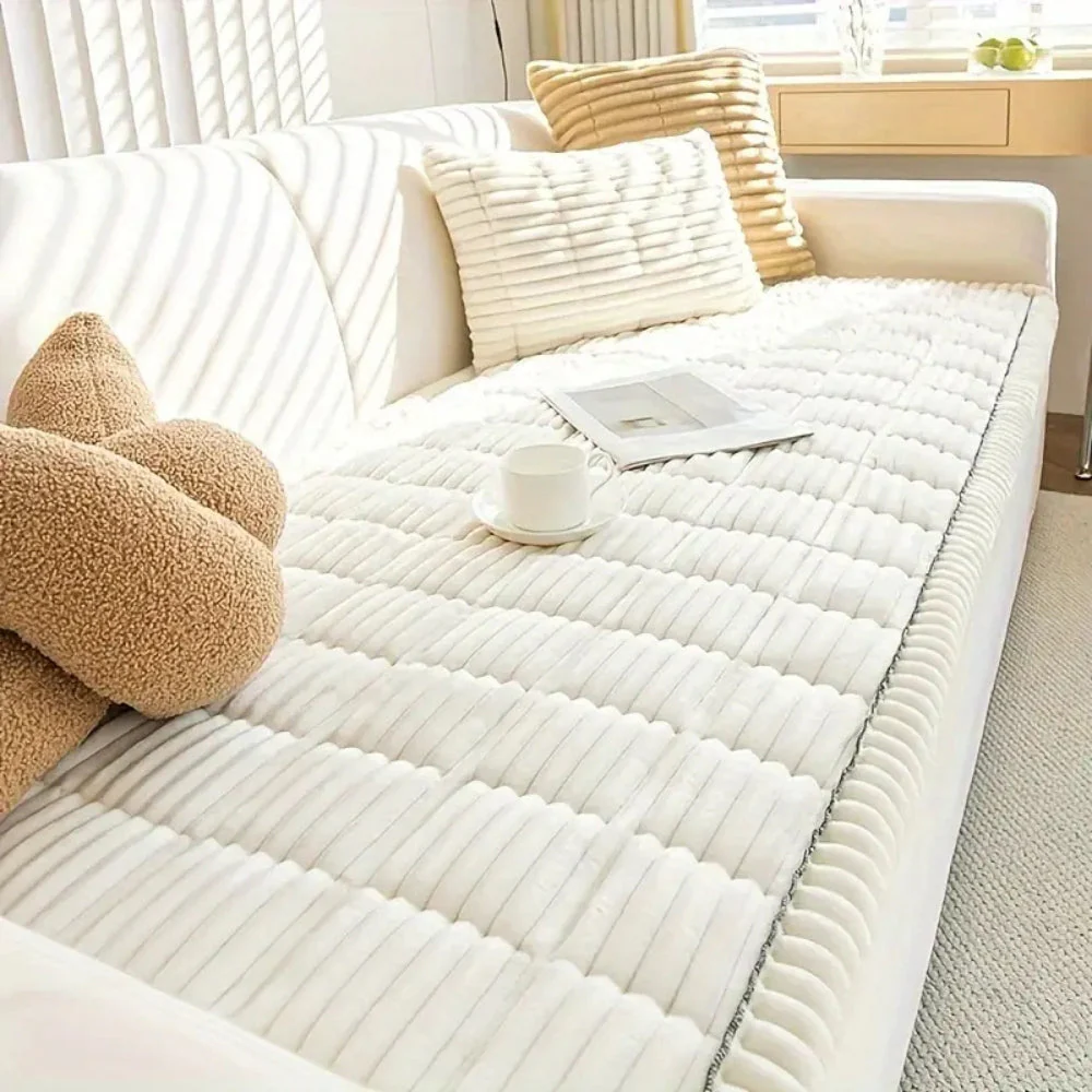 Rippen-Sofaauflage - Weich mit Zierfalten - Image 2