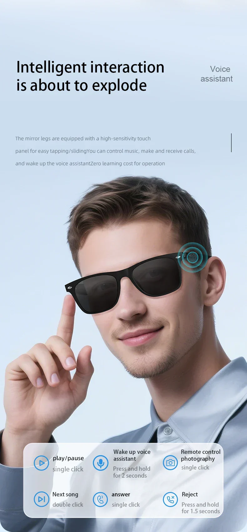 Smart Translation Sunglasses | AI-Powered Language Assistant - Image 8
