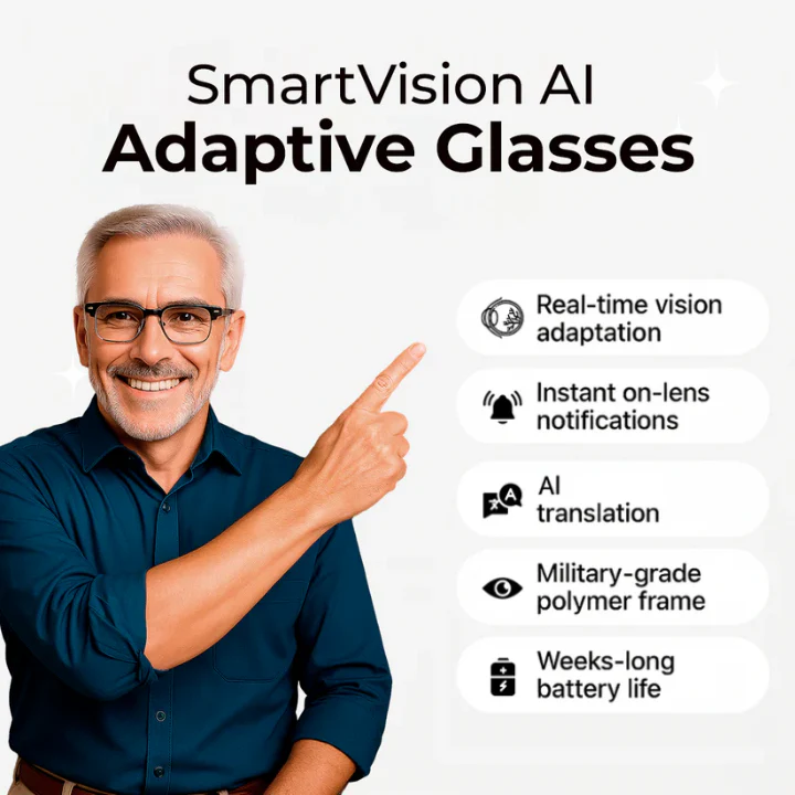 SmartVision⢠AI-Powered Adaptive Glasses - Image 2