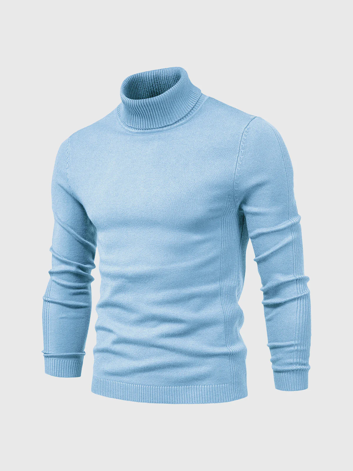 Stilvoller Rollkragenpullover für Herren - Image 3