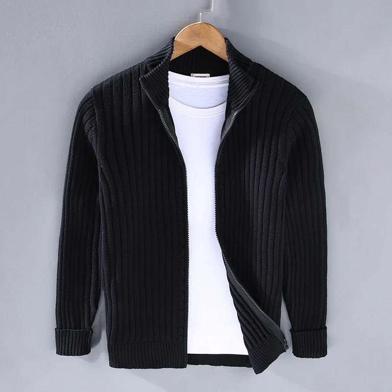 Stylischer Strickcardigan für Herren