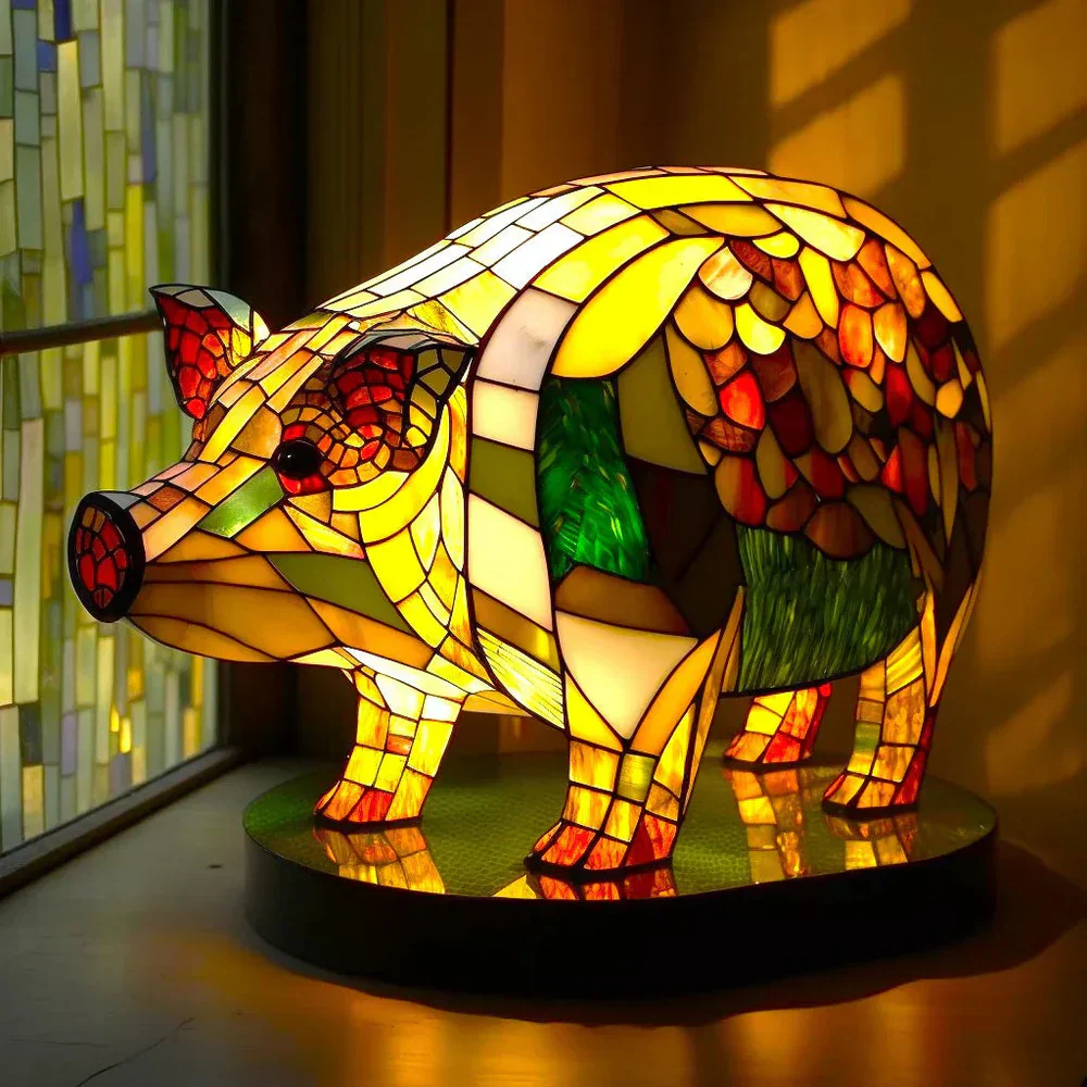 Tierfigur Display Lampe - Lebhafte Heimdekoration - Image 3