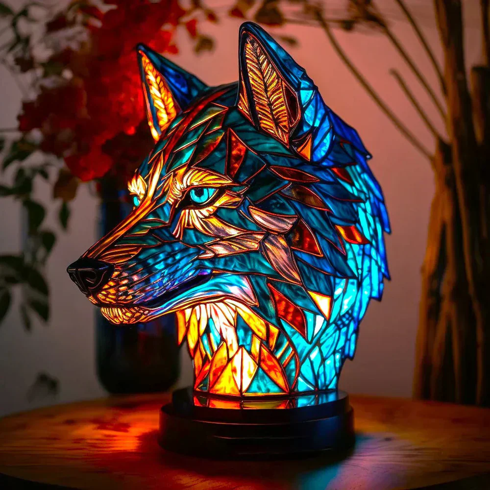 Tierfigur Display Lampe - Lebhafte Heimdekoration - Image 4