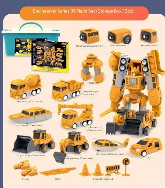 Transformierbarer Roboter - Baukasten für Kinder - Image 4