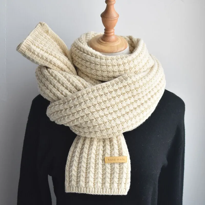 Unisex-Strickschal – Weicher Rippstrick - Image 2