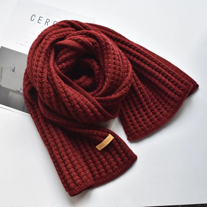 Unisex-Strickschal – Weicher Rippstrick - Image 3