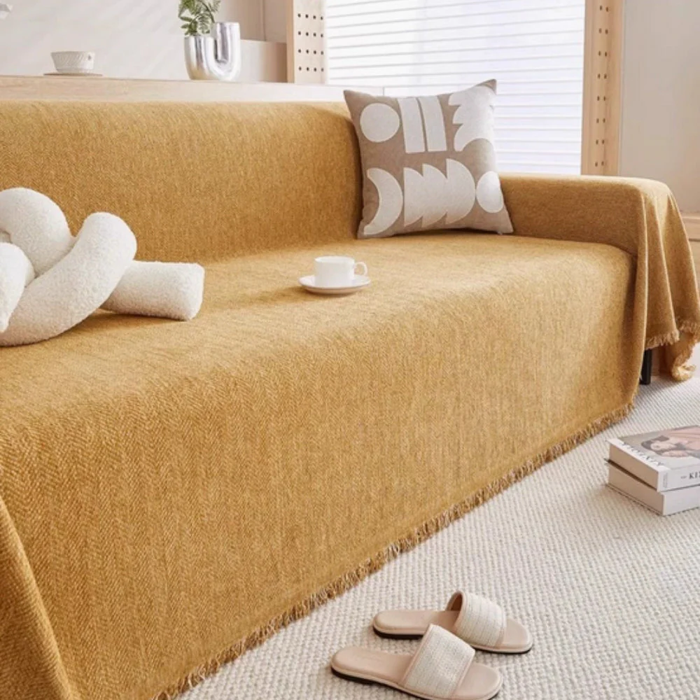 Wasserdichter Sofa-Bezug – Rutschfest mit Fransen-Detail - Image 5