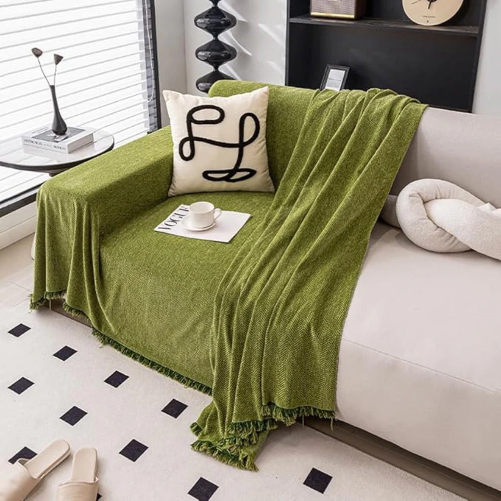 Wasserdichter Sofa-Bezug – Rutschfest mit Fransen-Detail - Image 7