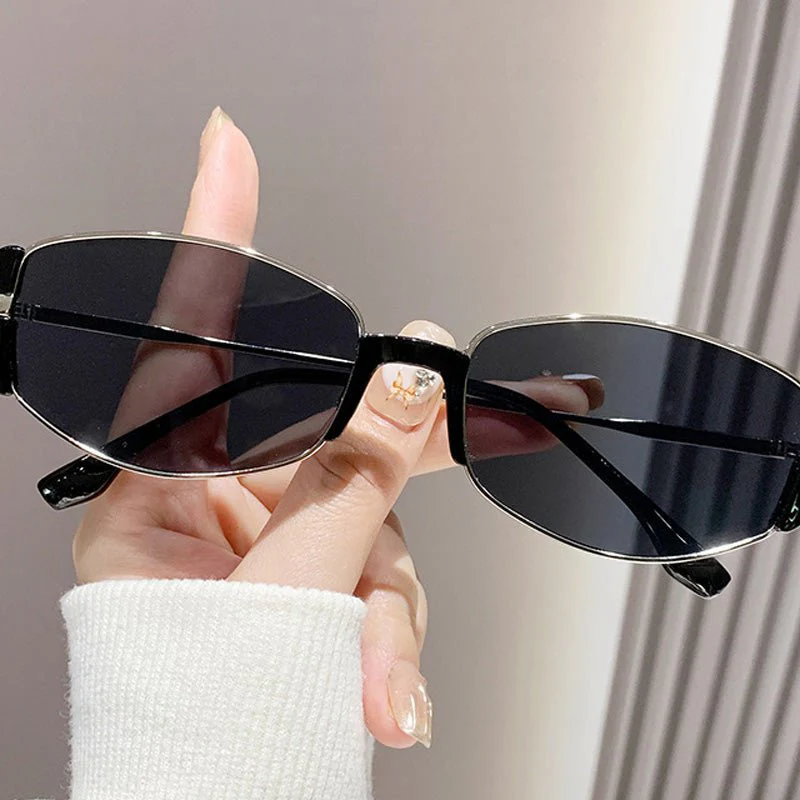 Women's Retro Oval Narrow Frame Sunglasses（50% OFF） - Image 10