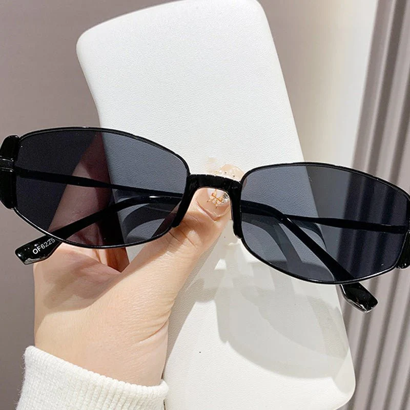 Women's Retro Oval Narrow Frame Sunglasses（50% OFF） - Image 15