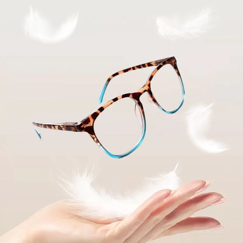 Women's Sexy Leopard Print Anti-Blue Light Gradient Reading Glasses - Image 5